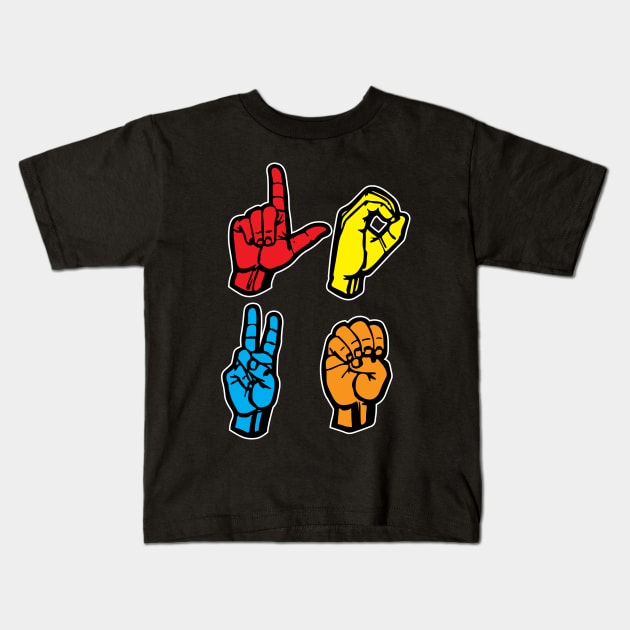 LOVE Kids T-Shirt by theofficialdb